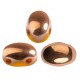 Les perles par Puca® Samos beads Opaque hyacinth capri gold 93120/27101